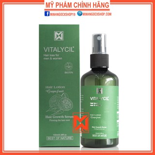 ✅[ VITALYCIL ] XỊT BƯỞI CHỐNG RỤNG KÍCH MỌC TÓC VITALYCIL 100ML CHÍNH HÃNG