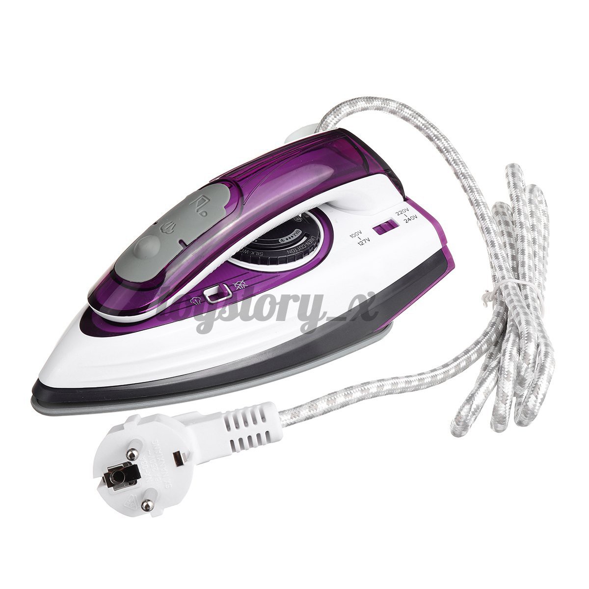 1100W Handheld Steam Iron Electric Ironing Portable Travel Home Cloth Garment Steamer