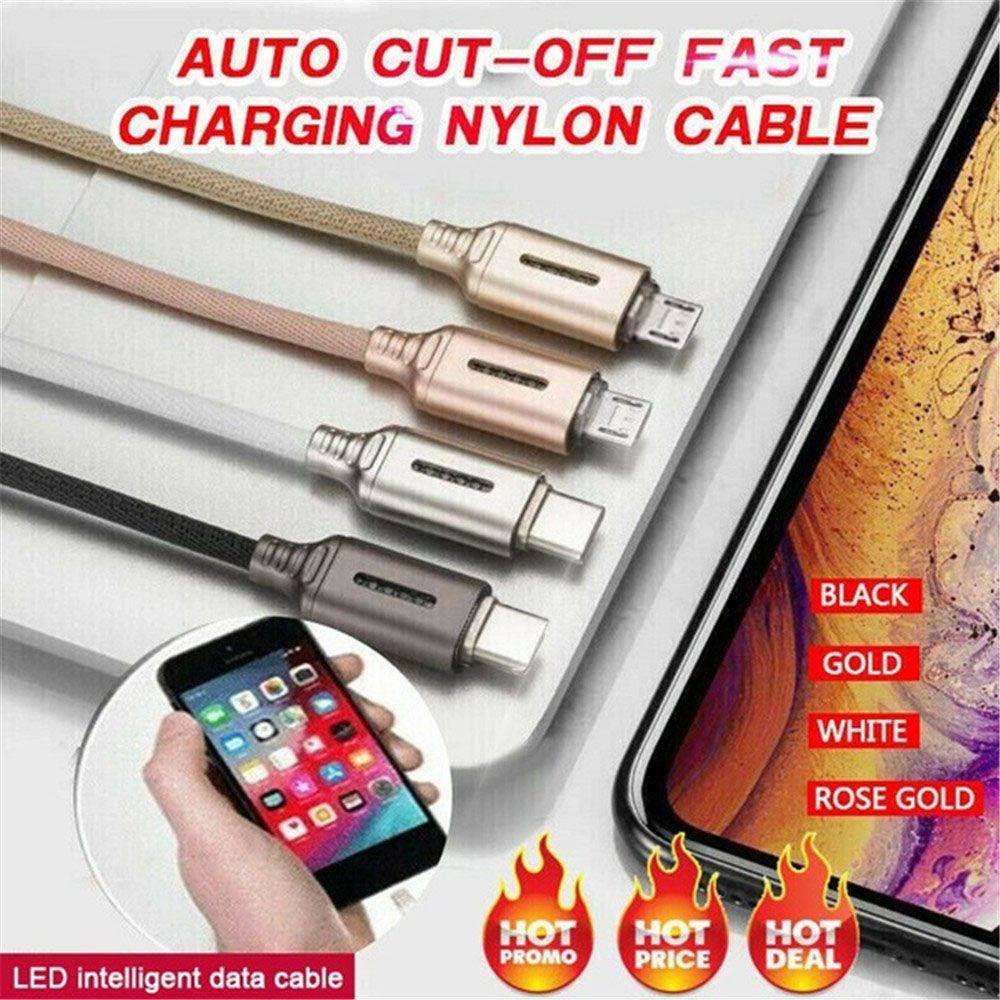 BTLIMER Dây CáP Dữ LiệU Nylon 2A An ToàN Tự ĐộNg NgắT Kết NốI