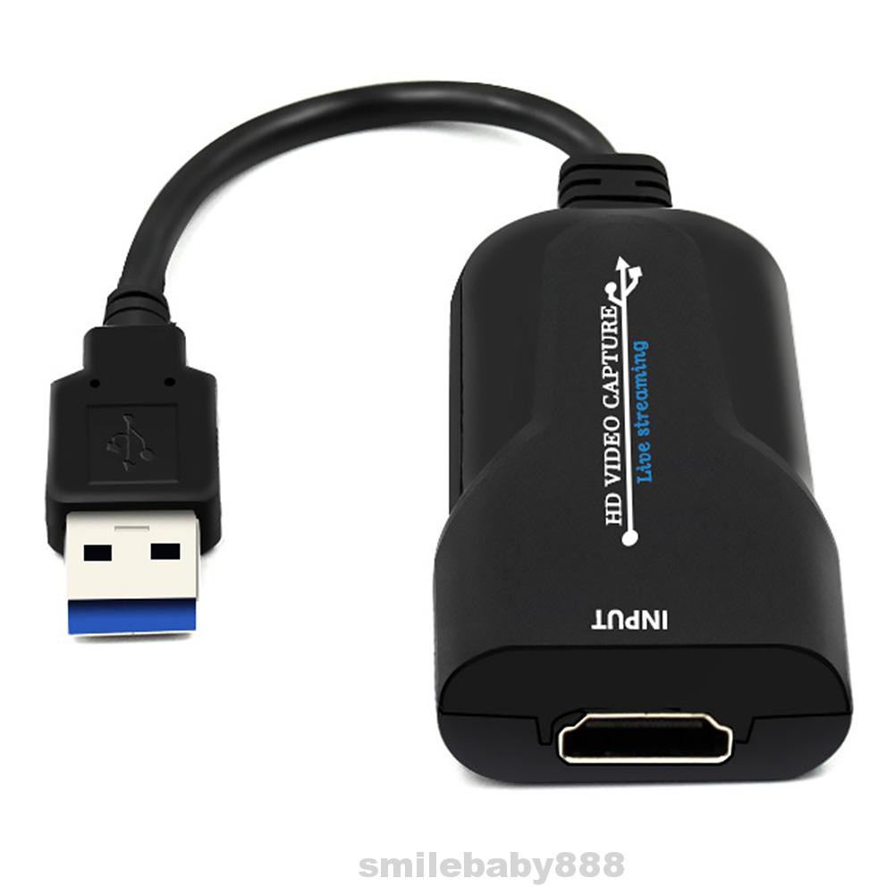 HD Mini Portable Plug And Play Home Office USB To HDMI UVC 1080P 60fps Video Capture Card