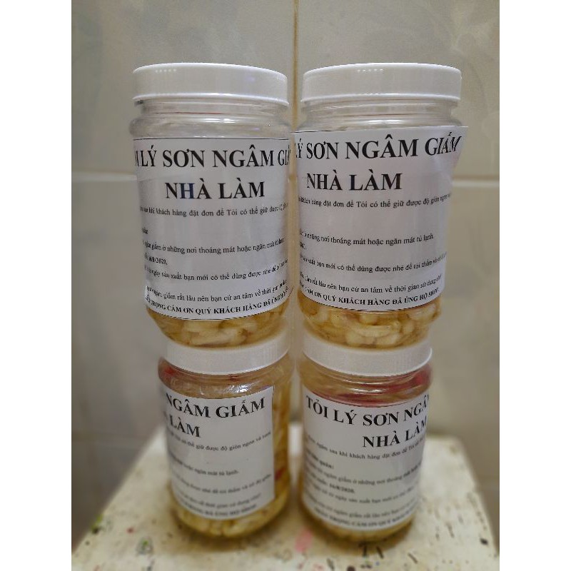 (GIÁ SỈ) TỎI LÝ SƠN NGÂM DẤM HỦ 200GR