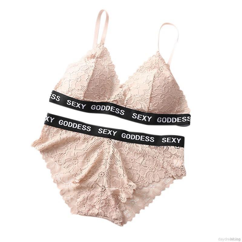 Set Đồ Lót Phối Ren Quyến Rũ Dành Cho Nữ