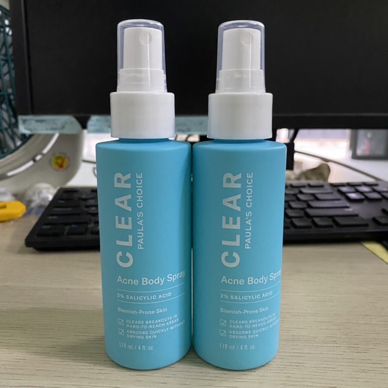 Xịt Giảm Mụn Paula's Choice Clear Acne Body Spray 2% BHA Cho Cơ Thể 118ml