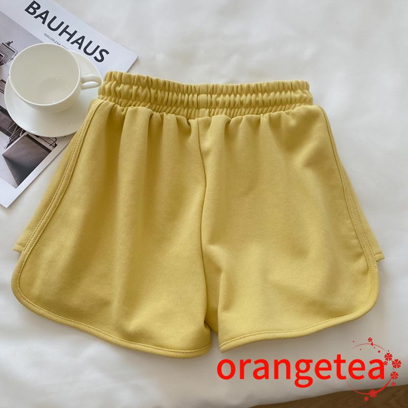 Quần Short Lưng Thun Dây Rút Thêu Chữ Thời Trang Mùa Hè Dành Cho Nữ ZZX8