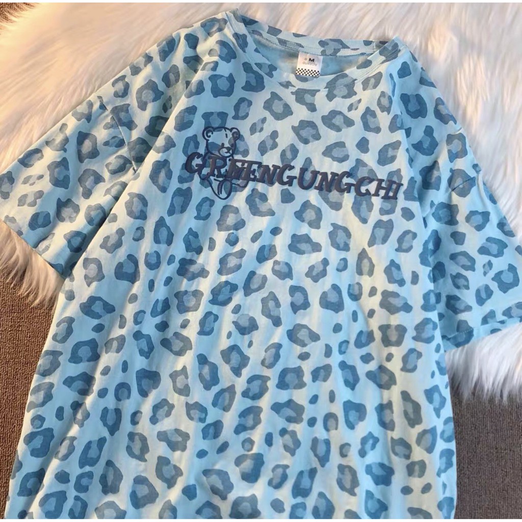 ÁO THUN LOANG ĐỐM BÁO 4 MÀU IN CHỮ HOT - ÁO LOANG KIỂU HỒNG XANH XÁM TÍM