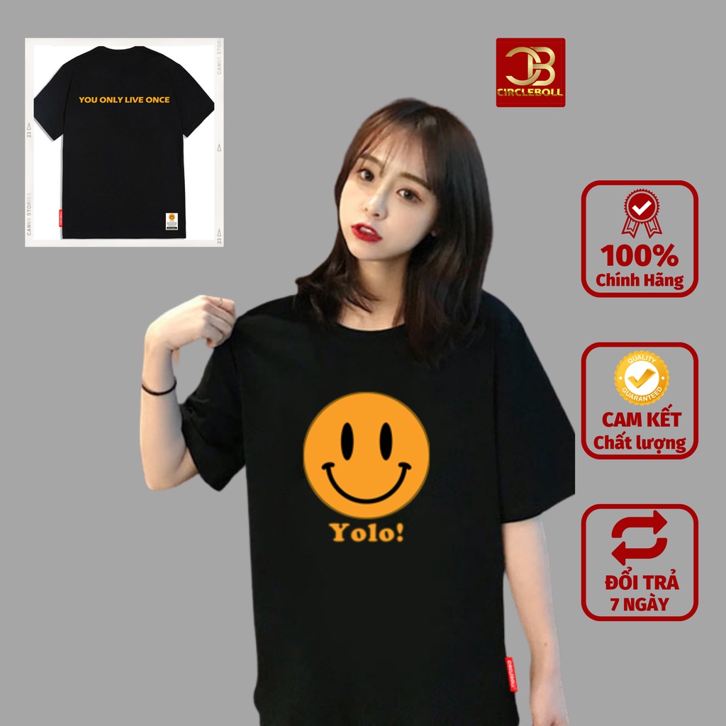 Áo Thun Nam Nữ Unisex 100% Cotton Circleboll - Yolo You Only Live Once