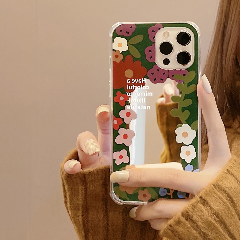 ốp iphone 11 Ốp điện thoại TPU mềm kèm gương soi cho iPhone 11ProMax X Xr XsMax 7 8Plus Se 2020 12promax 12mini 13promax 13mini