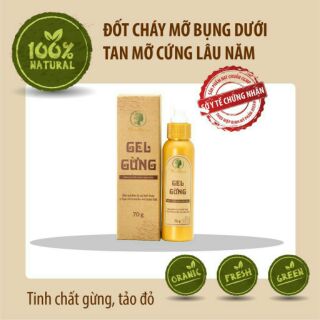 GEL GỪNG TAN MỠ BỤNG