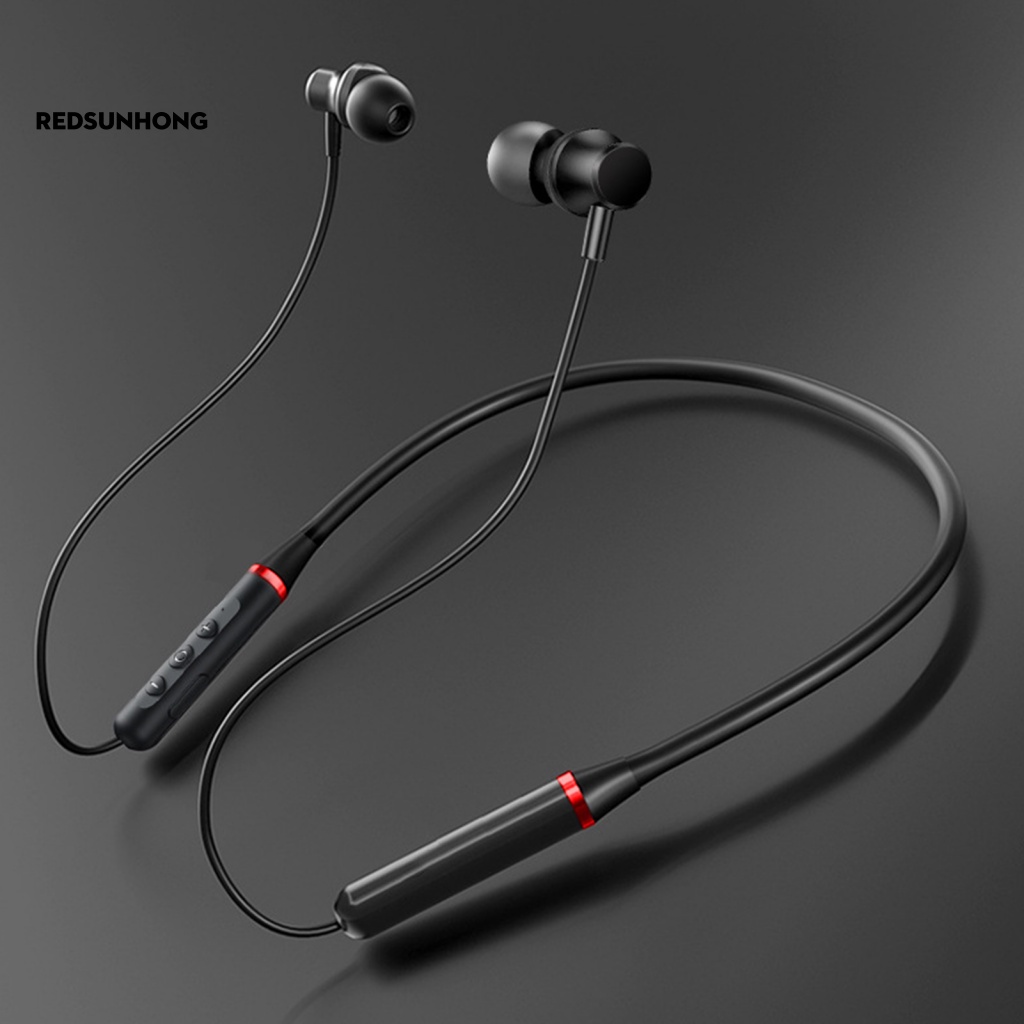 Tai Nghe Bluetooth Rush.Z Rảnh Tay Kiểu Dáng Thể Thao Tích Hợp Đeo Cổ Tiện Dụng