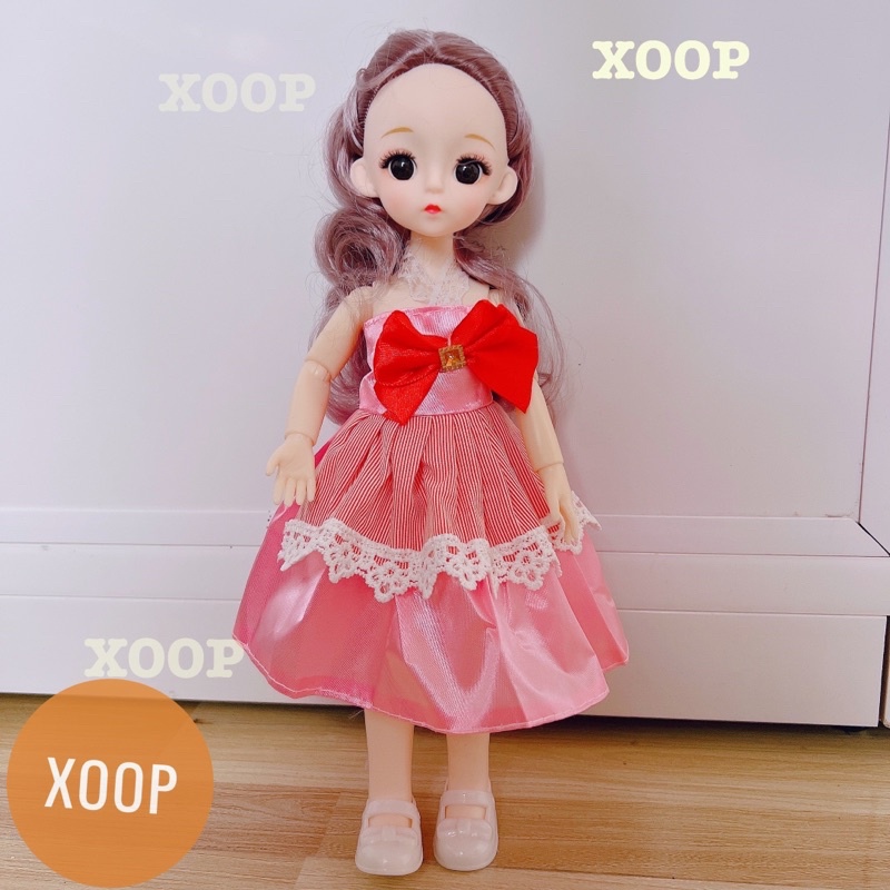 Đồ chơi ! Búp bê khớp mắt đá 8 mẫu 30cm cho bé gái