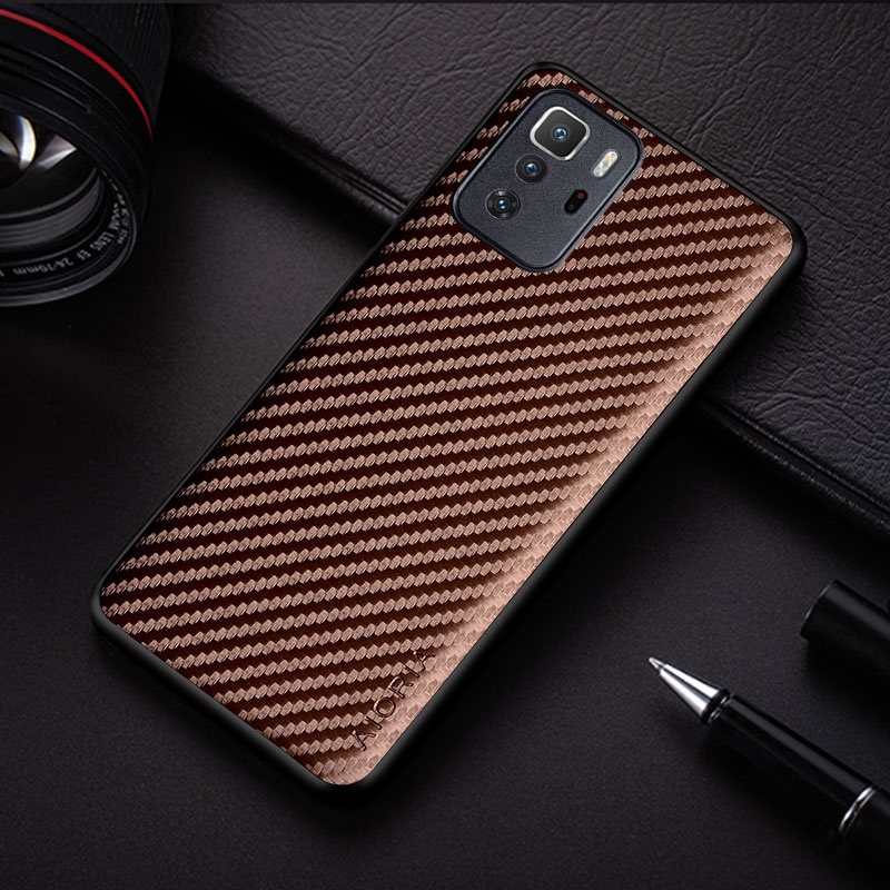 Ốp Điện Thoại Dẻo Họa Tiết Sợi Carbon Thời Trang Cho Xiaomi Poco X3 GT 5G Xiaomi Poco X3 GT