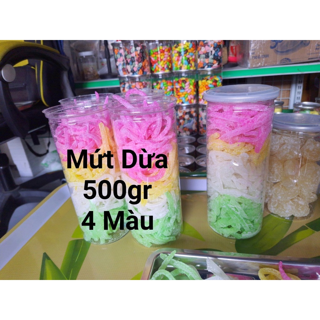 1KG Mứt dừa non sấy dẻo tuyệt ngon ( 2 HỦ)