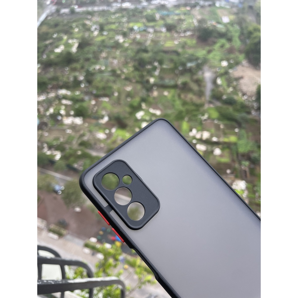 Ốp lưng cho Samsung Galaxy M52 5G viền dẻo đen lưng nhám mờ bảo vệ camera