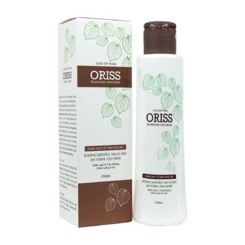 Dung dịch vệ sinh phụ nữ Oriss Feminine Hygiene - 100ml - kháng khuẩn, sạch sâu, an toàn, dịu nhẹ