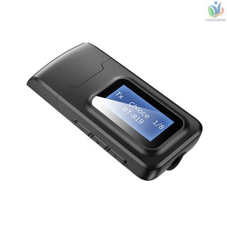 Thiết bị nhận truyền âm thanh bluetooth 5.0 3.5mm aux jack 2 trong 1 cho tv / pc