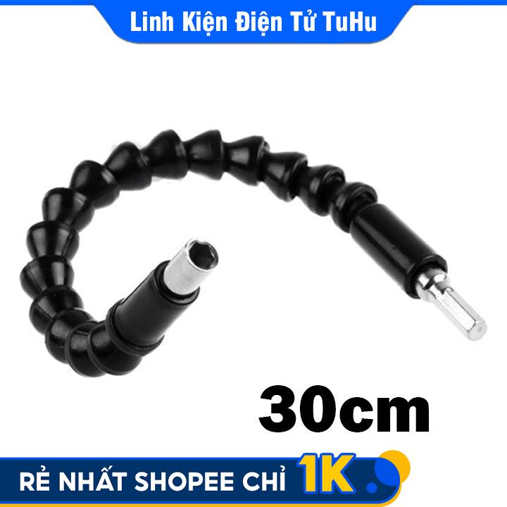 Dây Nối Dài Vặn Vít, Ống Nối Mềm Vặn Vít Uốn Cong Dùng Cho Máy Khoan Pin Khoan Điện Cầm Tay Chuyển Động 180 Độ (cái)