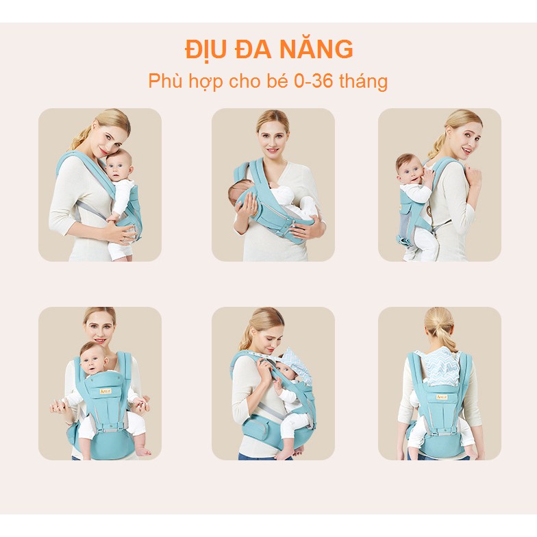 ĐỊU 6 TƯ THẾ CAO CẤP, 3 MÀU - CHÍNH HÃNG THIÊN TÀI, KÈM KHĂN CHẮN GIÓ VÀ KHĂN CHẮN NƯỚC BỌT
