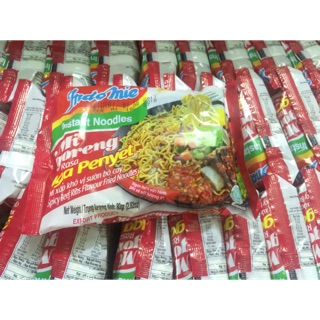 Mì xào khô indomie mua 1 thùng tặng 1 thùng