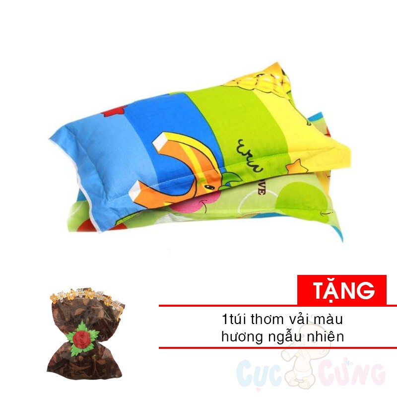 Gối nằm Đinh Lăng thảo dược cho bé số 1 - họa tiết ngẫu nhiên bé TRAI Tặng 1 túi thơm vải mùi hương ngẫu nhiên