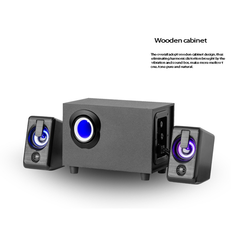 Loa Đa Phương Tiện Với Giắc Cắm 3.5 mm Rgb Cho Máy Tính