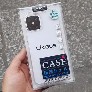 Ốp lưng trong siêu mỏng LIKGUS cho iP 12 , 12 Pro Max, 12 Mini chống ố vàng , siêu nhẹ chính hãng
