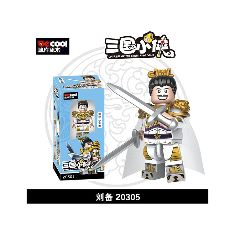 [ Có sẵn ] Minifigures nhân vật tướng Tam Quốc lego Decool 2030A