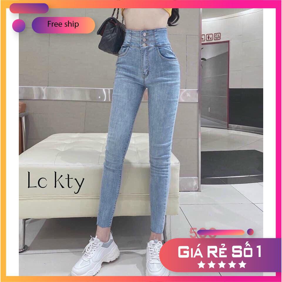 (GIÁ SIÊU RẺ) HOT 5 Mẫu Quần Jean Nữ Lưng Cao Co Giãn Dáng Ôm Đẹp Lung Linh