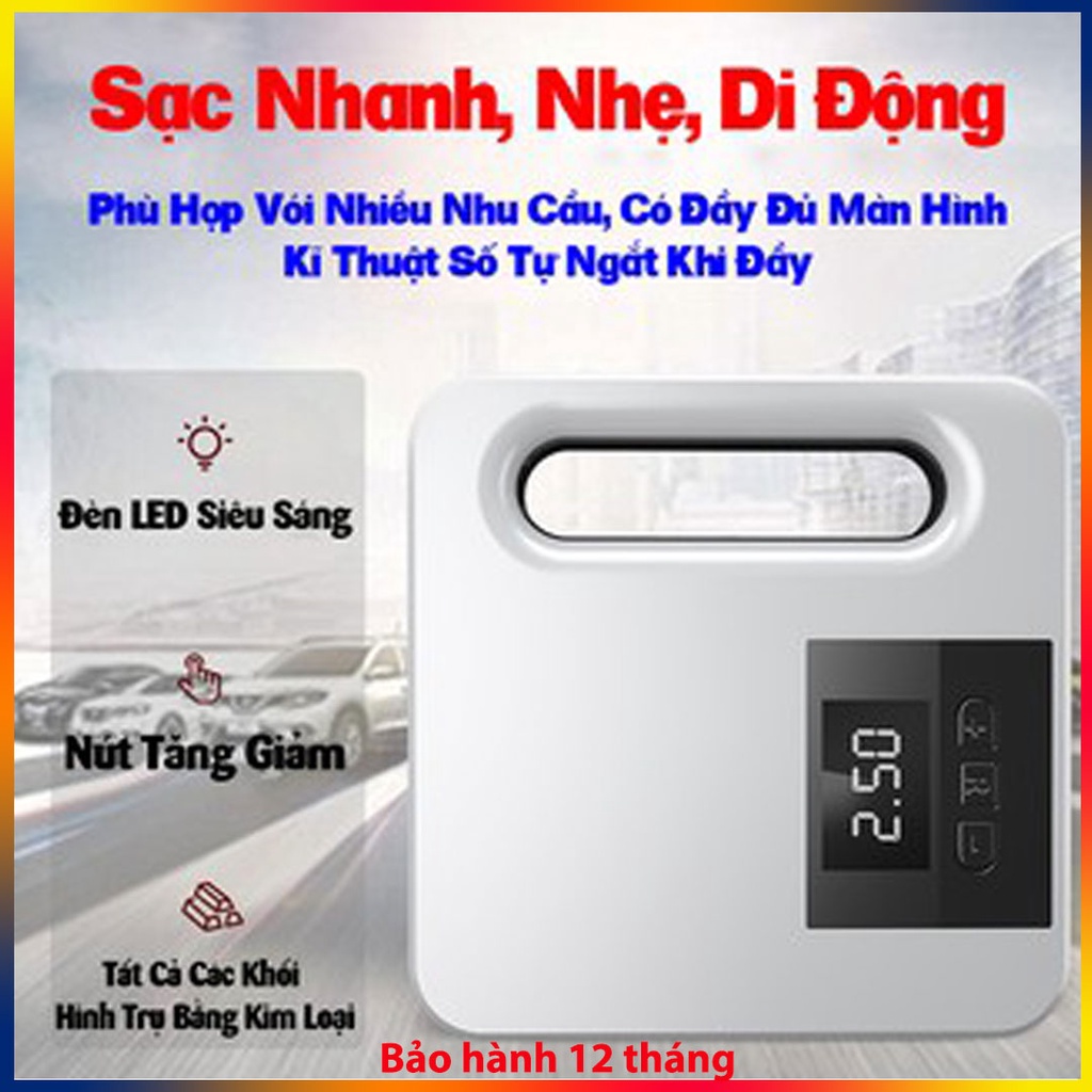 ✅𝗕𝗮̉𝗼 𝗵𝗮̀𝗻𝗵 𝟭𝟮 𝘁𝗵𝗮́𝗻𝗴✅Bơm Lốp Ô tô, xe máy Ngắt Tự Động, Ngắt Tay Chính Hãng Tích Hợp Đèn Pin Soi Sáng