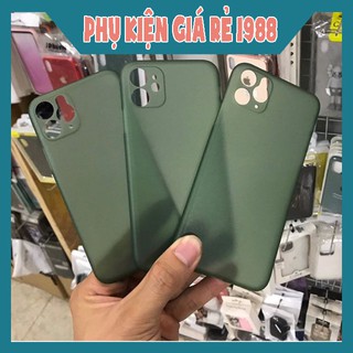 Ốp Lưng Giấy Siêu Mỏng màu Xanh Hót cho iPhone 11/11pro/11promax