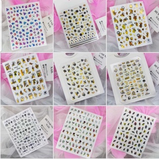 Sticker nail+sticker dán móng mẫu hoa- lá - họa tiết 1
