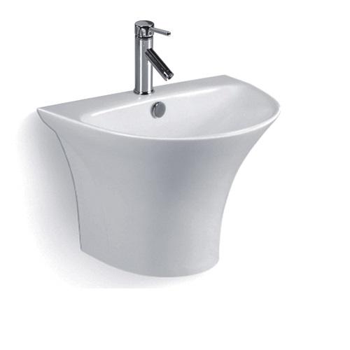 LAVABO TREO TƯỜNG BENZLER BCA-H222 (Bồn rửa mặt, lavabo chân đứng, lavabo đặt bàn, lavabo âm bàn)