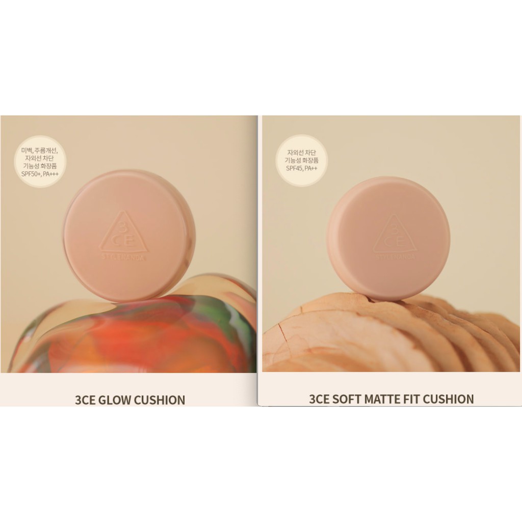 MBC-bill Sét 2 lõi phấn nước CE cushion GLOW/SOFT MATTE FIT cho da thường khô/ da dầu