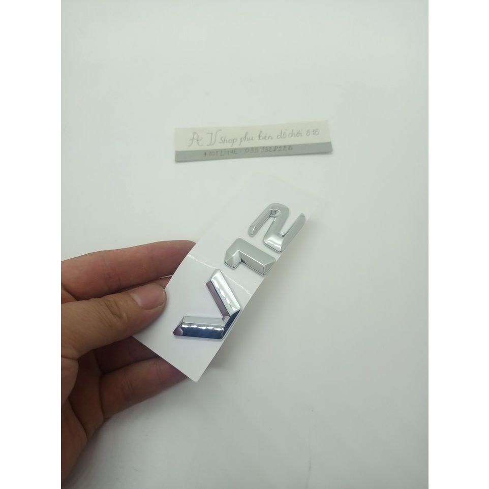 Miếng Dán Trang Trí Xe Hơi V12 độ mercedes