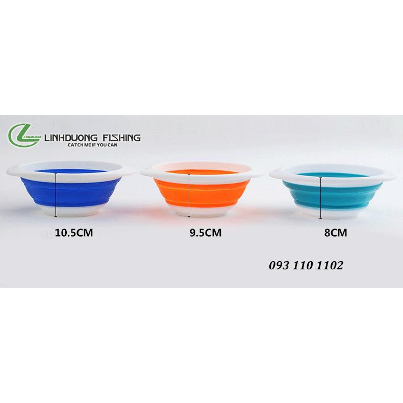 Bát đựng mồi câu đài gấp gọn