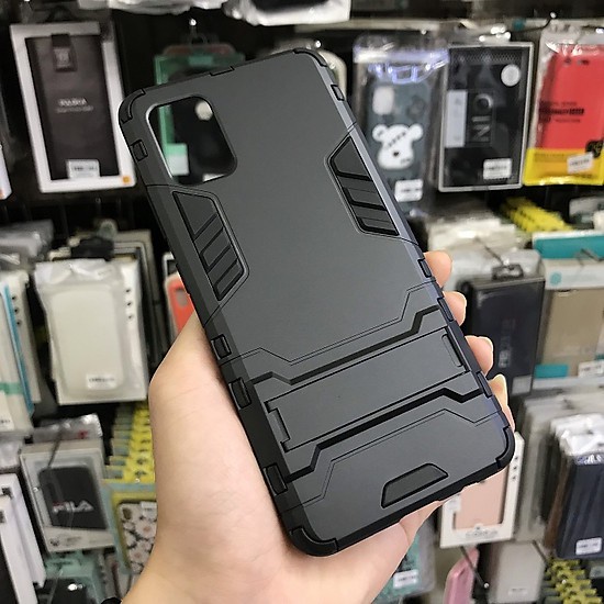 Ốp lưng samsung A51 A71 A52 A72 M51 A31 A11 A12 iron man - chống sốc - chống va đập - giá đỡ xem phim nghe nhạc
