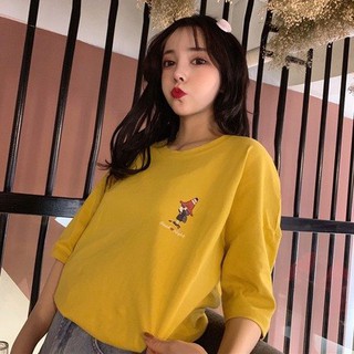 áo thun tay lỡ bé đội nón