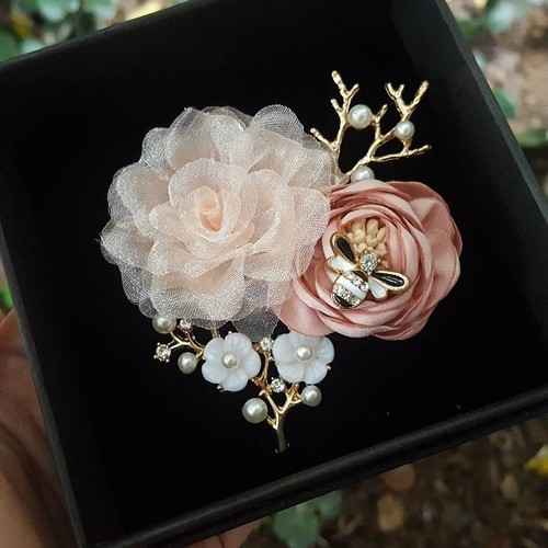 hoa cài áo handmade