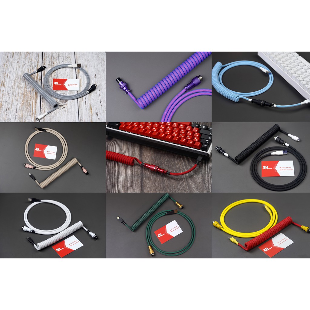 Cáp USB bàn phím cơ - Custom Cable USB