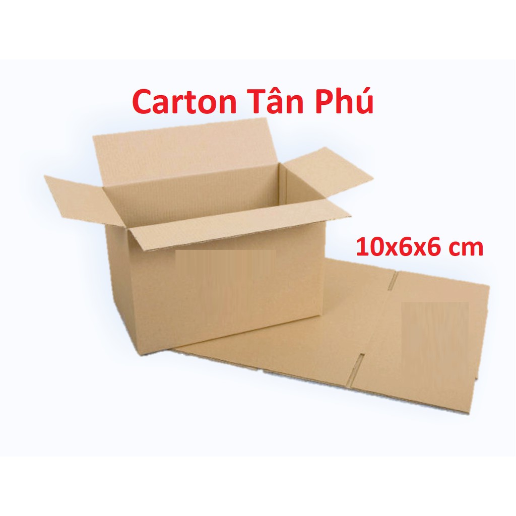 10x6x6 Combo 50 hộp thùng carton size nhỏ đóng hàng ♥️ FREESHIP ♥️ Giảm 10K Khi Nhập [BAOBITP2]