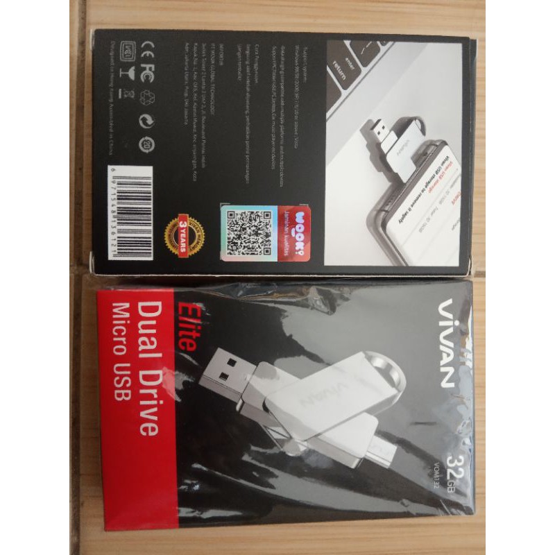 Ổ Cứng Vivan 32 Gb 2 Cổng Micro Usb Và Type C | BigBuy360 - bigbuy360.vn