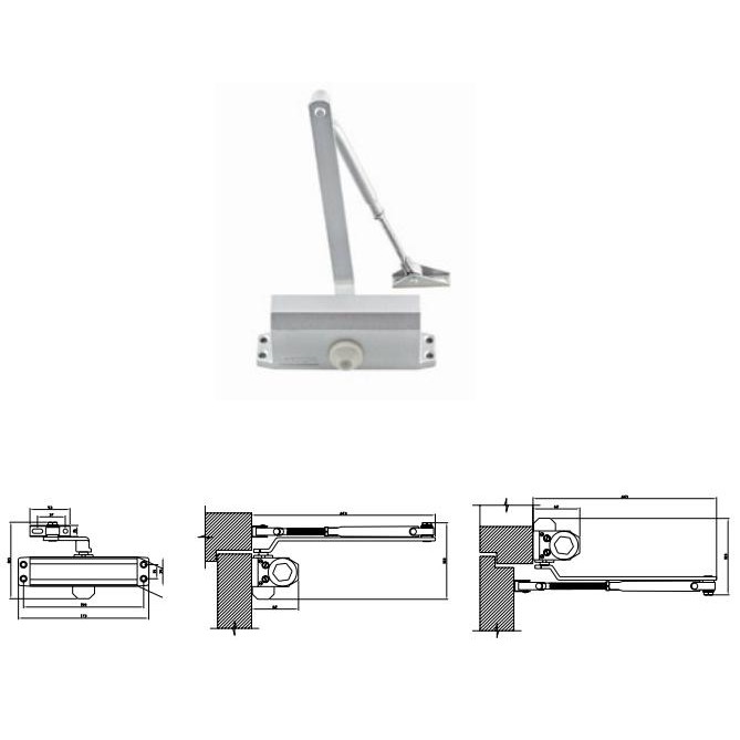 Tay đẩy hơi VICKINI 44061.001