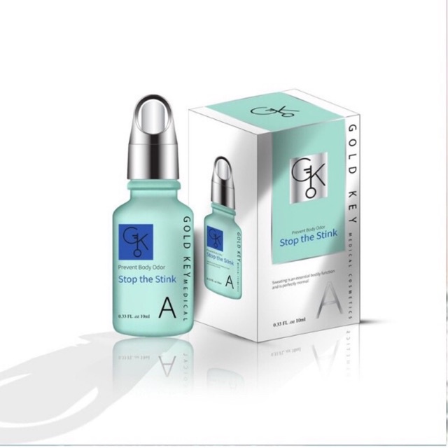 Tinh Chất Khử Mùi Hôi Nách Ngăn Mùi Cơ Thể Gold Key Stop The Stink 10ml