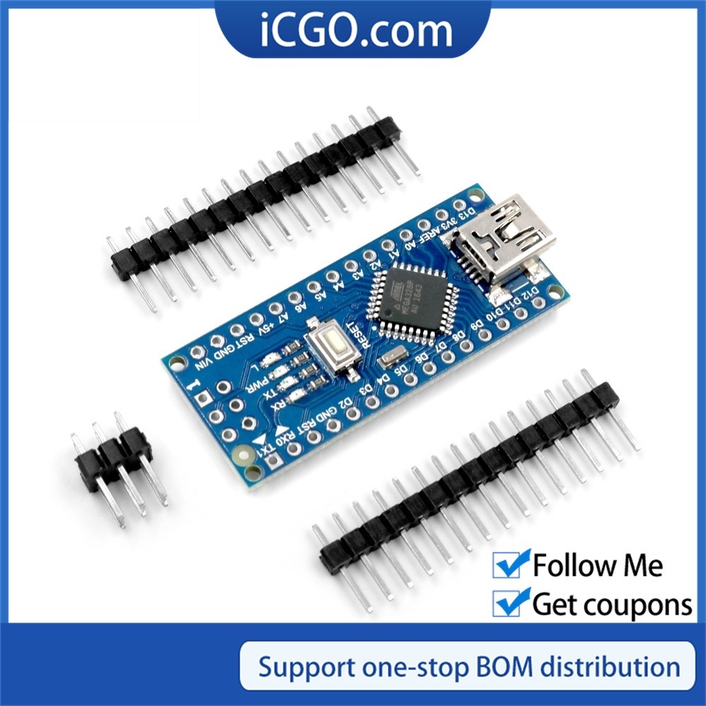 Mini USB CH340 Nano 3.0 ATmega328P Bảng Điều Khiển Tương Thích Cho Arduino Nano CH340 USB Driver Nan