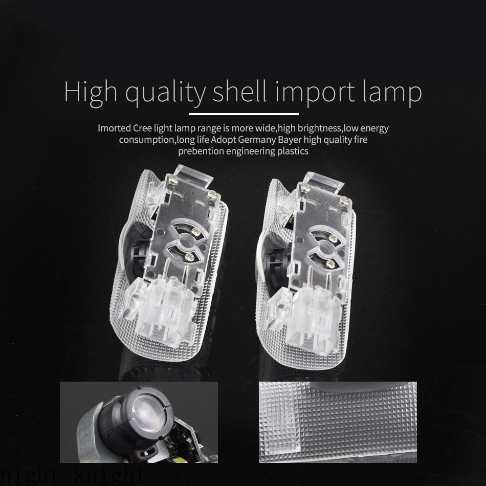 Bộ 2 đèn led laser gắn cửa xe hơi toyota harrier prius crown reiz camry prado brz scidn avalon prir estima corolla