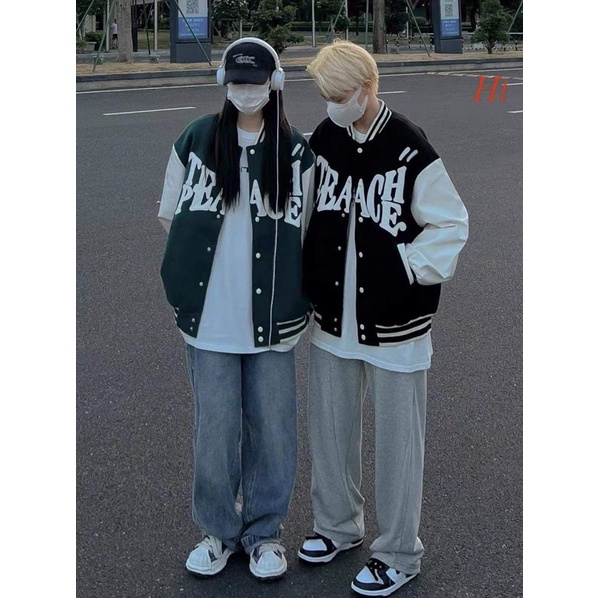 Áo khoác bomber nỉ TEACH HT12