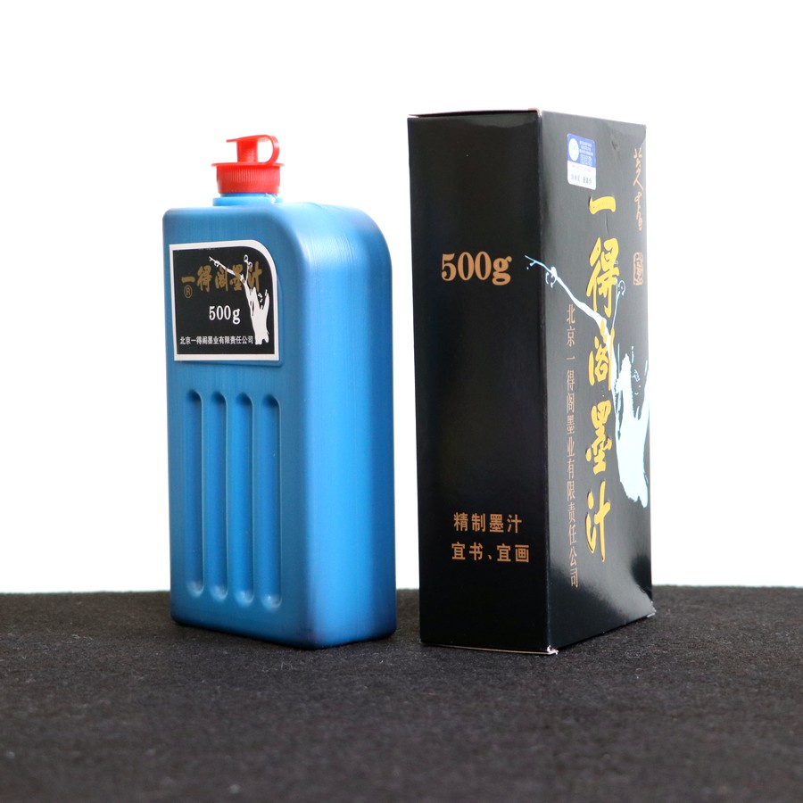 Mực tàu viết thư pháp pha sẵn nhiều dung tích mực đen/đỏ