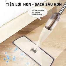 Chổi Lau Nhà Có Bình Xịt Nước Phun Sương