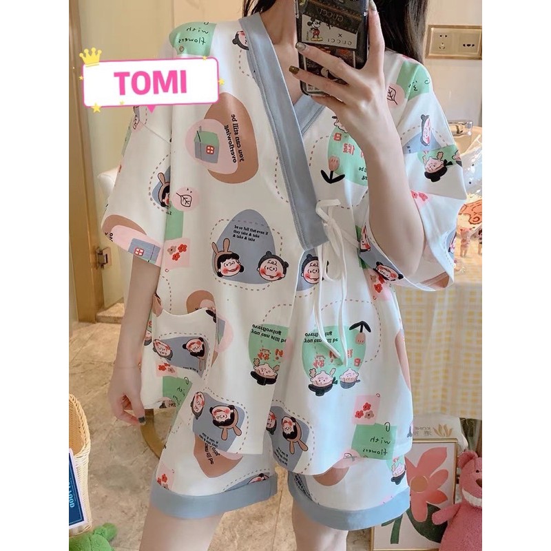 Đồ Ngủ Pijama Nữ Cao Cấp - Đồ Ngủ Pijama Nữ Cao Cấp chất cotton dày mịn siêu mát - TOMI BOITIQUE | BigBuy360 - bigbuy360.vn