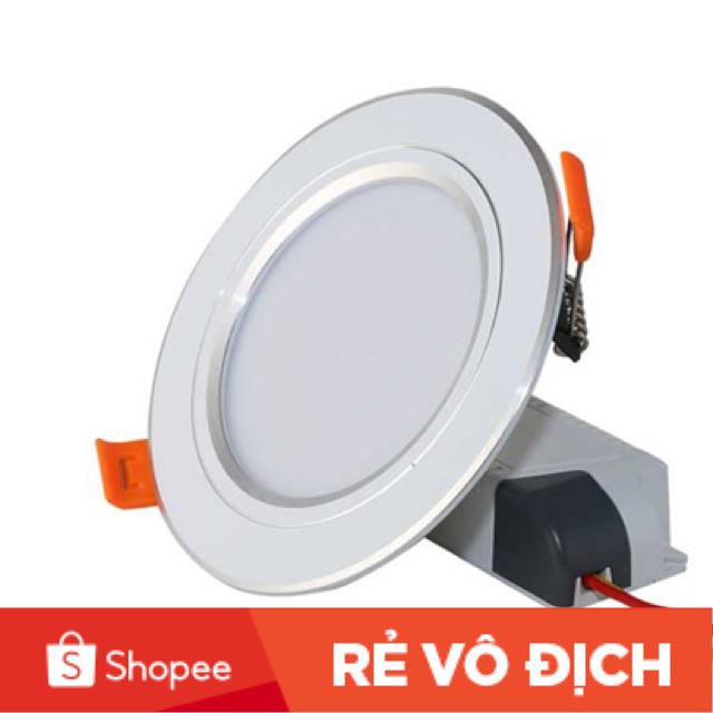 Đèn LED âm trần Downlight Rạng Đông D90/7W đổi màu lỗ Khoét 90
