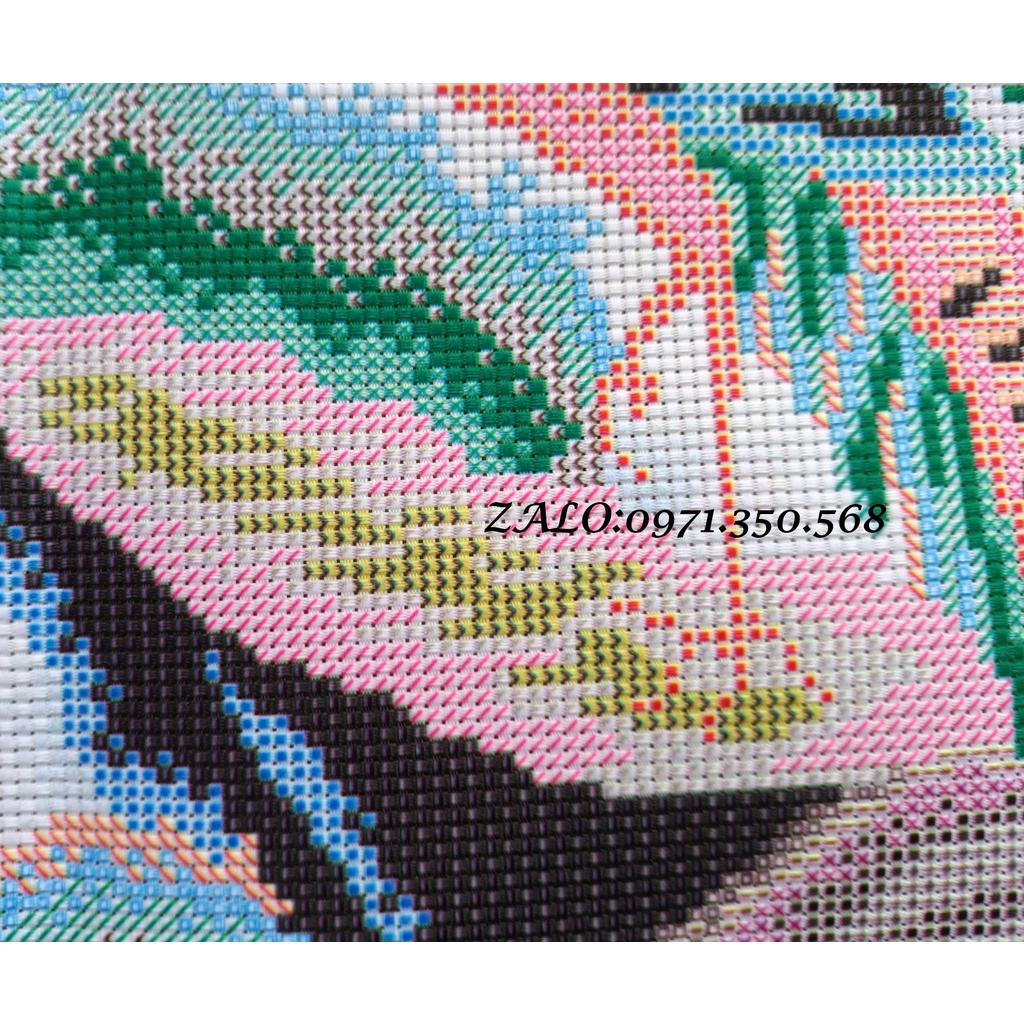 Tranh thêu chữ thập Tùng Cúc Trúc Mai A1123-134x73cm